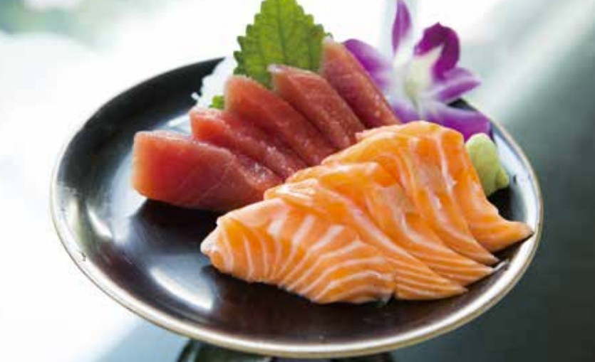 salmon&tuna sashimi set